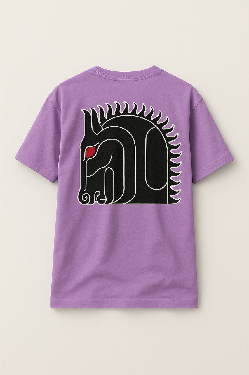 Oversized tee shirt-backside