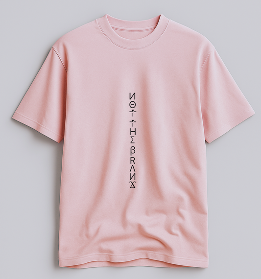 Oversized tee shirt- frontside