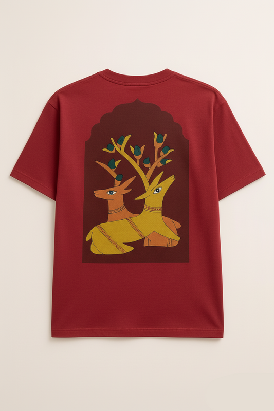 Oversized tee shirt- backside